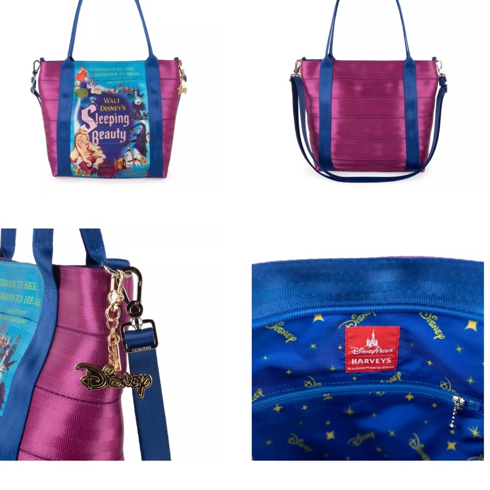 Harveys Sleeping Beauty Purple and Blue Tote Crossbody